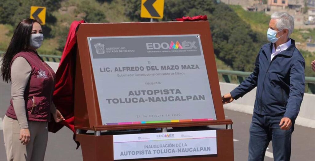 Inauguran autopista Naucalpan Toluca