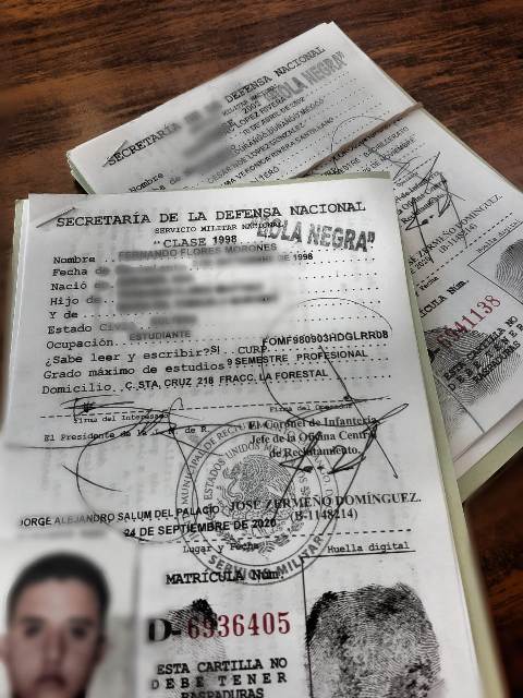 cartilla militar