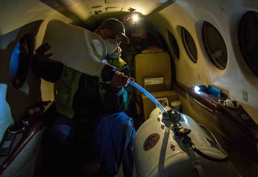 bombardeo de nubes nuevo leon