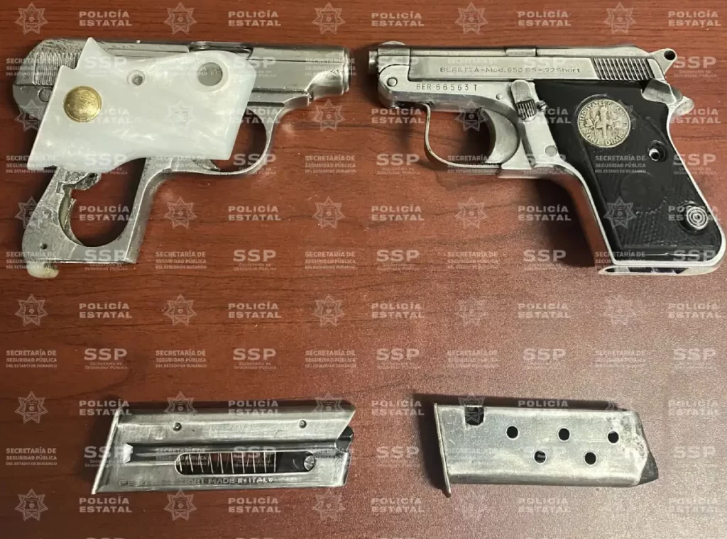 Arrestan a tres por portacion ilegal de armas de fuego1