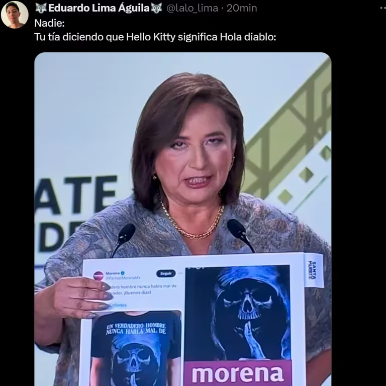 Memes y momentos destacados del segundo debate presidencial 2024