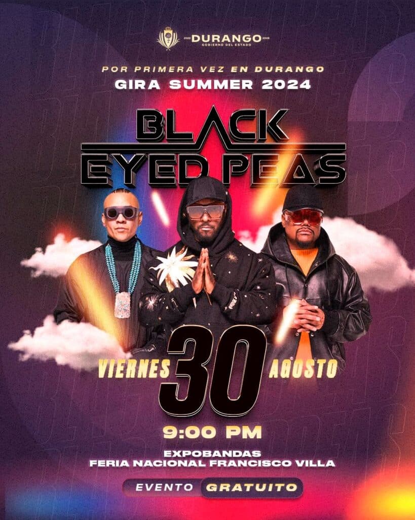 Black Eyed Peas 𝐞𝐧 𝐃𝐮𝐫𝐚𝐧𝐠𝐨 2024