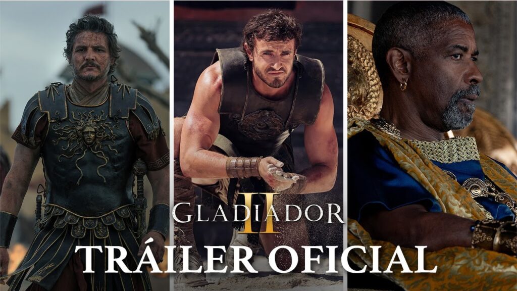 Gladiador 2  – Paul Mescal, Pedro Pascal, Denzel Washington 