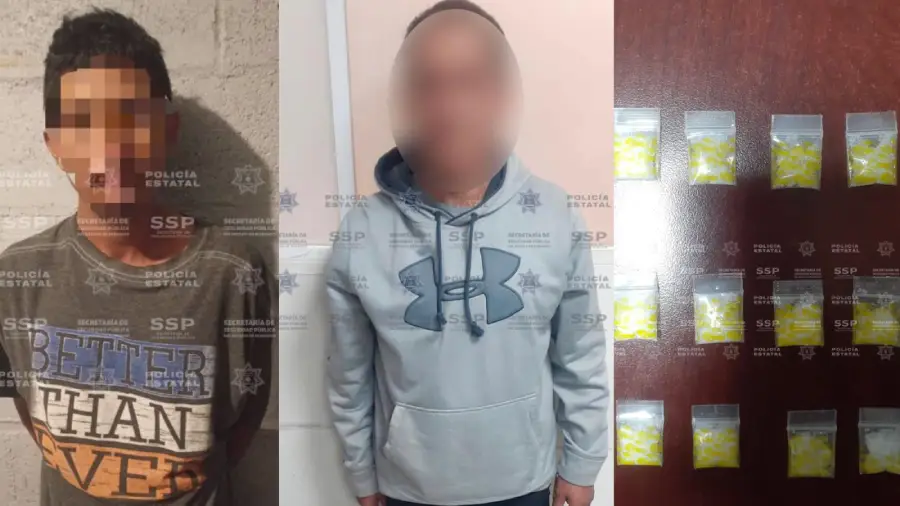 Policía Estatal detiene a 5 por posesión de drogas en Gómez Palacio