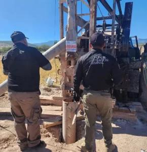 Aseguran rancho con bentonita en Santiago Papasquiaro, Durango, por delitos a bienes nacionales