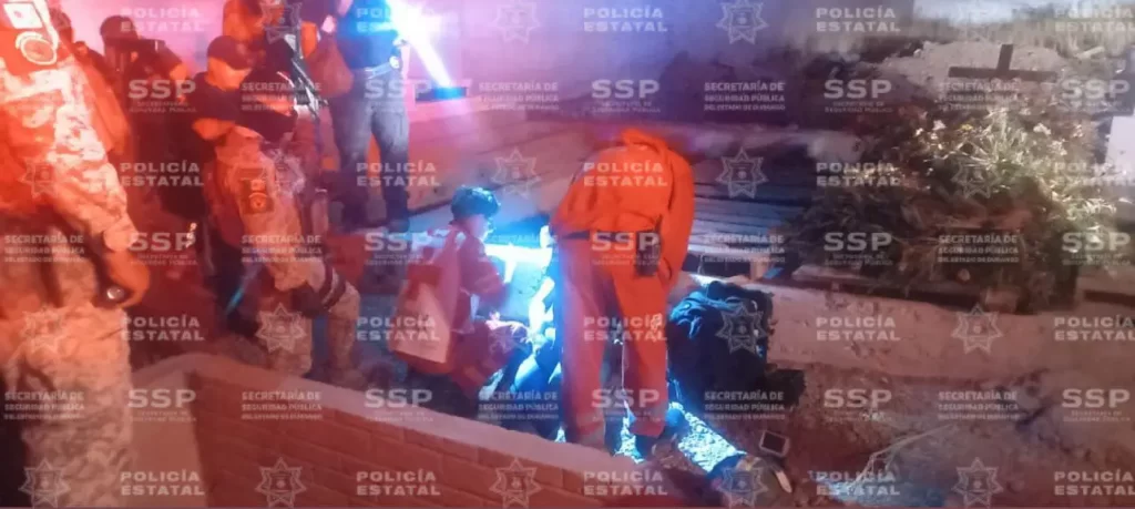 Mujer intenta quitarse la vida en panteón de Santiago Papasquiaro; su ex novio y polcías lo impiden
