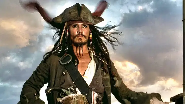 captain jack sparrow Piratas del caribe