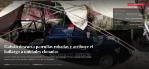 SSP de Durango aclara: las patrullas aseguradas en Guadalupe Victoria no pertenecen a la corporación