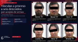 Seis detenidos en cateo sobre la carretera Durango-Rodeo por acopio de armas del Ejército