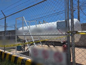 FGR asegura 2,250 litros de gas LP en cateo a domicilio de la colonia Versalles, Durango