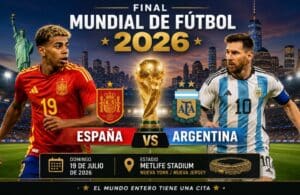 Final Mundial de Fútbol 2026: España vs Argentina — domingo 19 de julio, Nueva York/Nueva Jersey