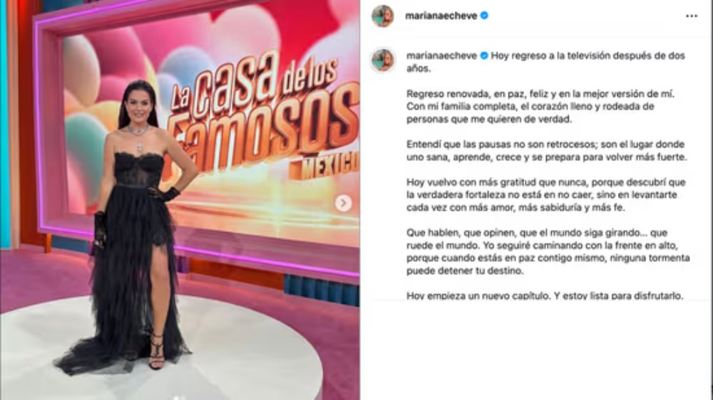 Mariana Echeverría regresa a ‘La Casa de los Famosos México 2026’ y lanza un mensaje tras dos años fuera de la TV