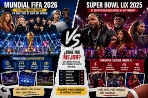 Mundial de Fútbol 2026 vs Super Bowl 2025: ¿qué medio tiempo fue realmente mejor?