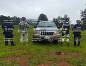 Sedena, Estatales y Guardia Nacional recuperan Jeep Cherokee con reporte de robo de 2014