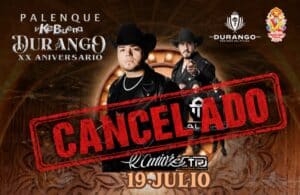 Lenin Ramírez también cancela su presentación en el Palenque de la Feria Durango 2026