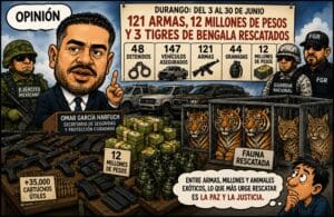 Tres tigres, una barra y el mismo rumor de siempre en Durango