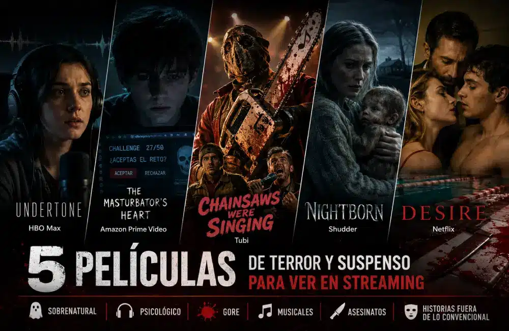 Cinco películas de terror para ver en streaming en Agosto de 2026