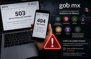 El dominio gob.mx se cayó este 19 de agosto: qué pasó y qué servicios quedaron inhabilitados