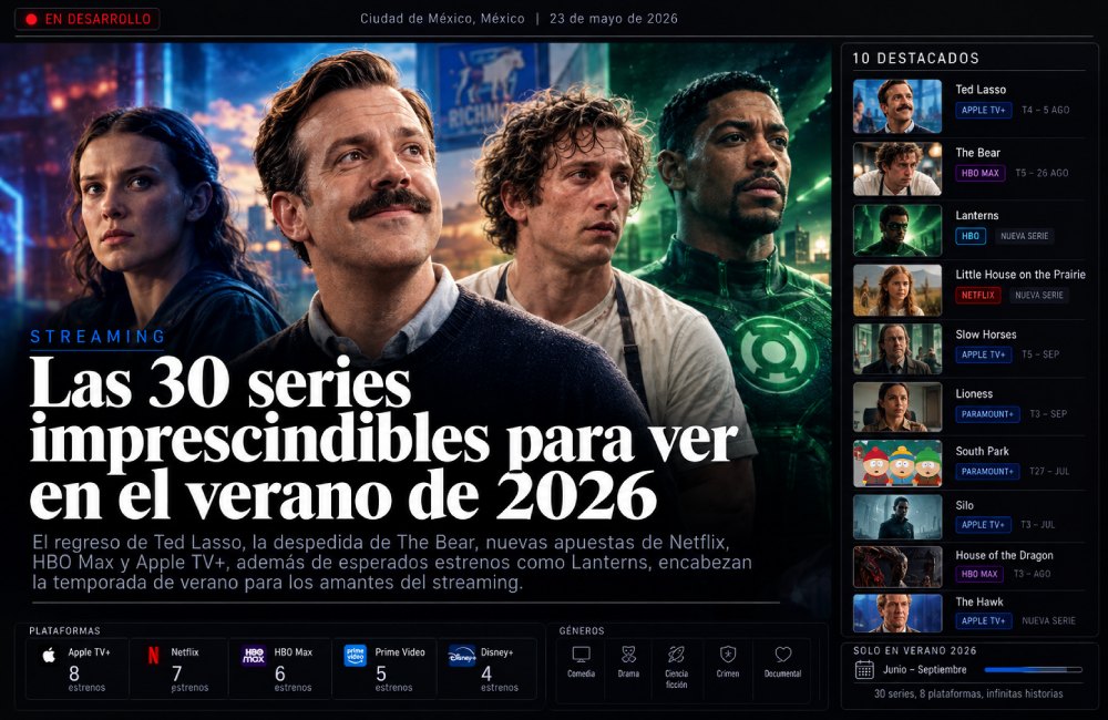 Las 30 series imprescindibles para ver en el verano de 2026