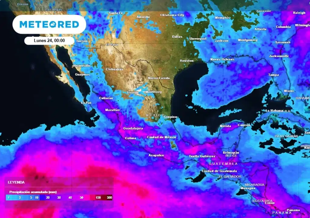 Monzón mexicano mantendrá lluvias muy fuertes en Durango este fin de semana
