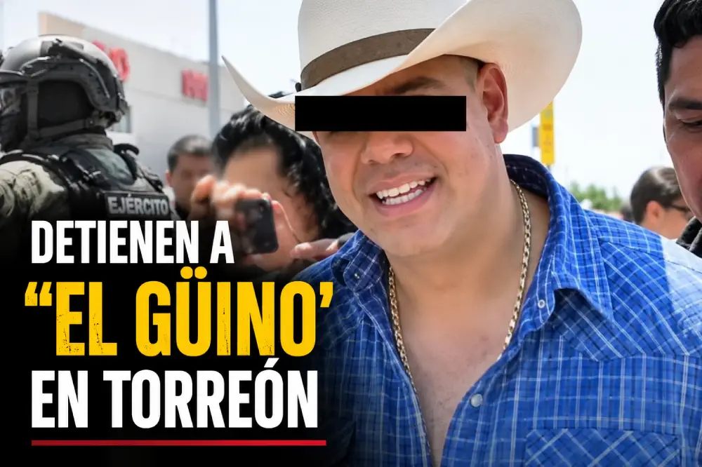 Ernesto “N”, alias “El Güino”, cae en Torreón: operativo conjunto lo asegura en centro comercial junto a 2 escoltas