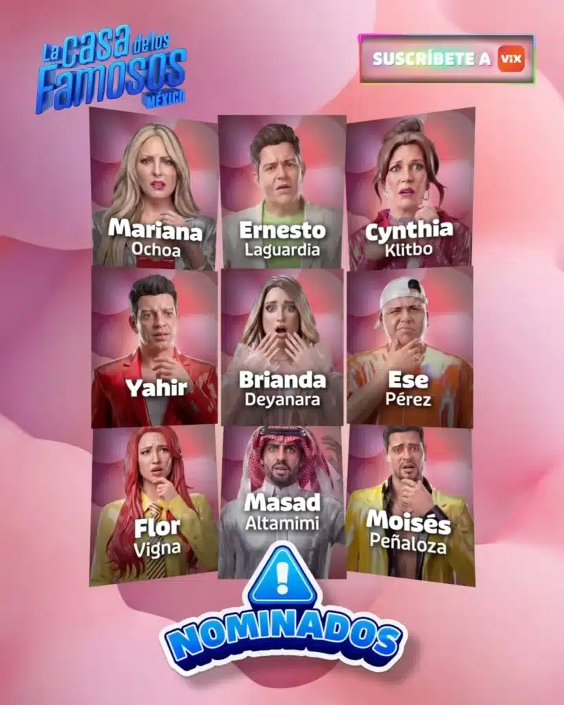 La Casa de los Famosos México 2026: Ernesto Laguardia lidera la nominación de la semana 4 tras llamado de atención de Galilea Montijo 1 nominado La Casa de los Famosos México 2026