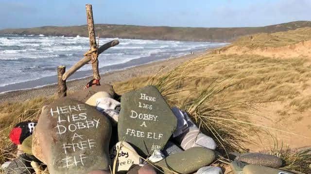 Fans logran que desvíen cable eléctrico para salvar tumba de Dobby en Gales