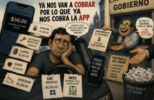 Conductores de plataformas en Durango ya pagan a las apps, al SAT y ahora también por empadronarse